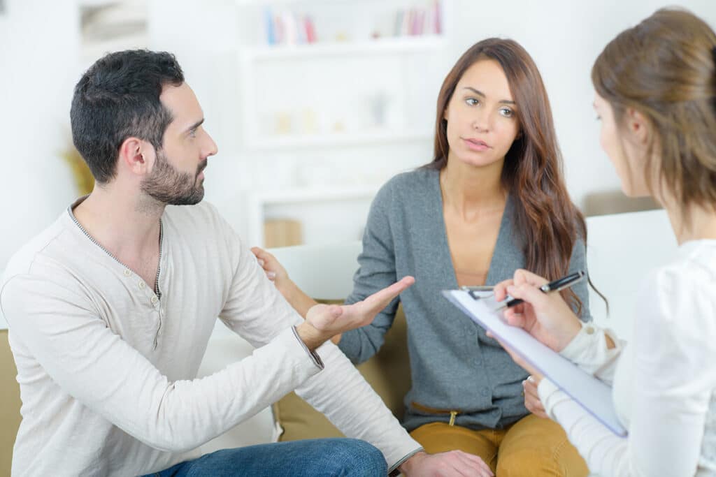 couple arguing as Personality Disorder Therapist Camden NJ watches