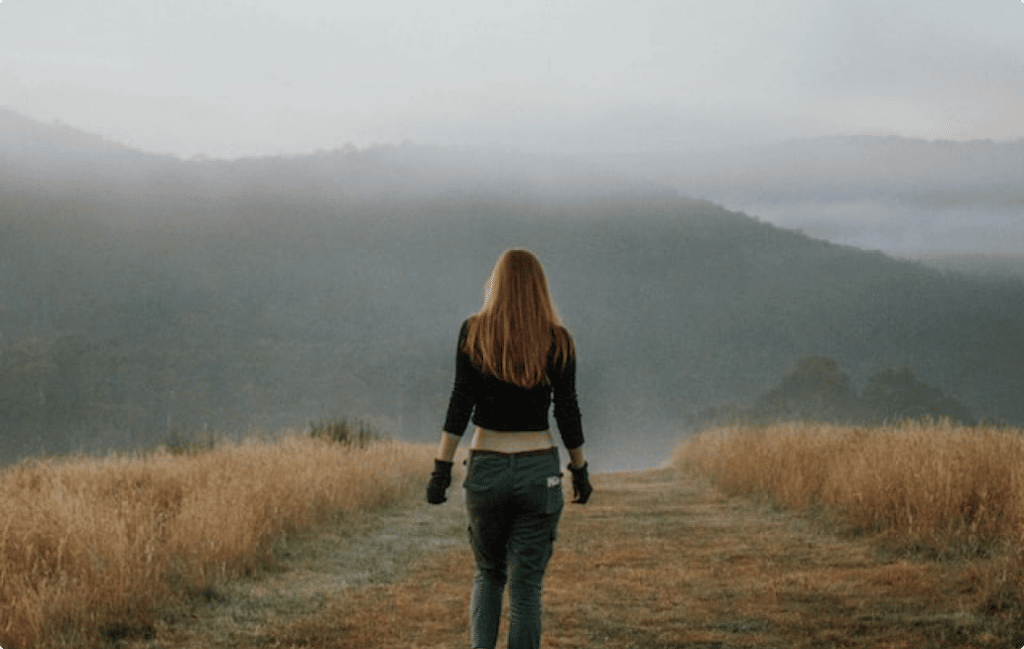 woman walking